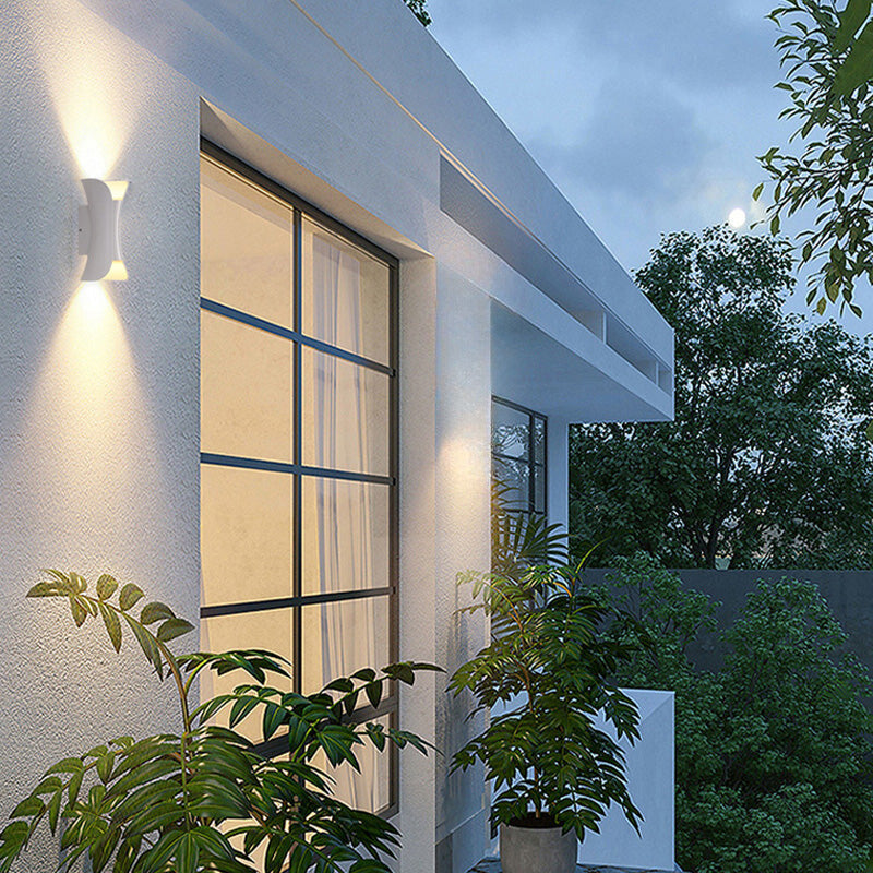 Calyxor Wall Lamp Curved Outdoor Wall Mounted LED-Relic Pieces