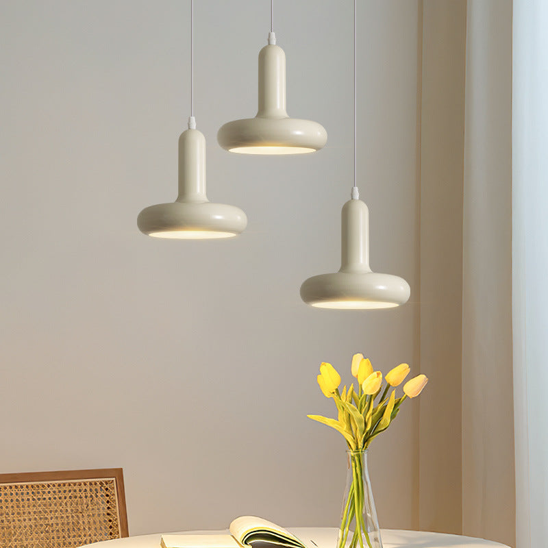 Mikomon Modern Minimalist Cream Style Pendant Light White Bedroom