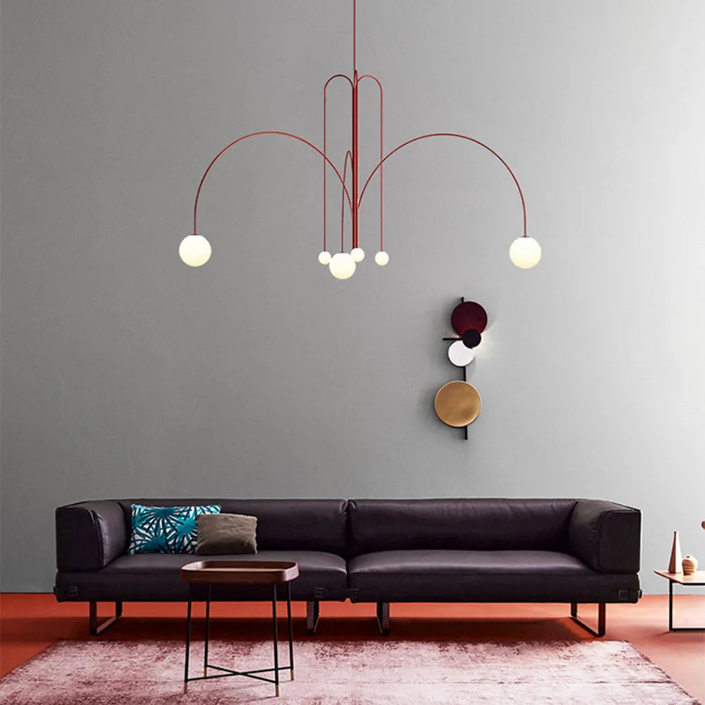 Arvyn Pendant Light Double Layer Glass Bubble-Relic Pieces