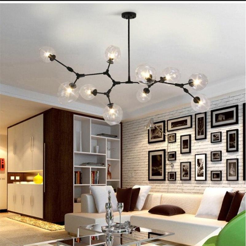 Zerin Nordic Modern Glass Pendant Light Clear Bubble-Relic Pieces