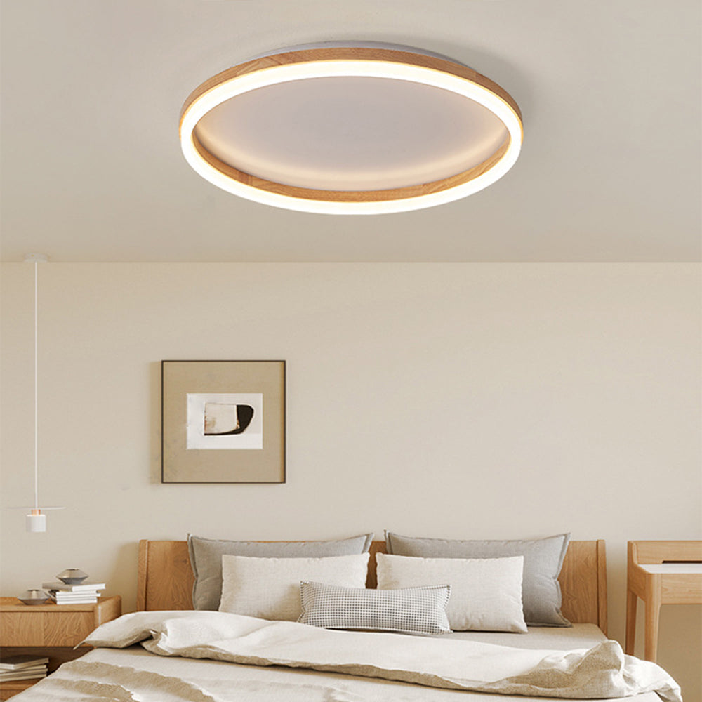 Solenor Ceiling Light Flush Mount Wood-Relic Pieces
