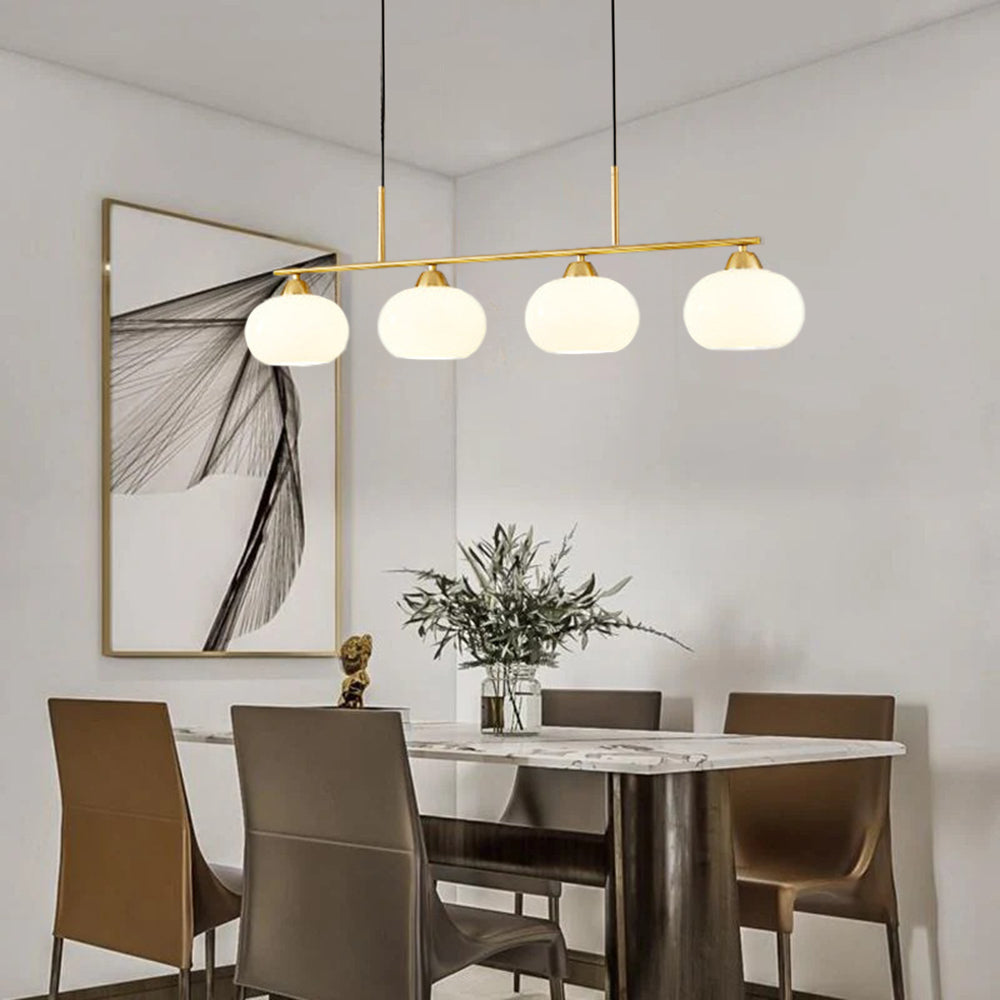 Govebam Modern Nordic Simple Pendant Light, Black/Gold