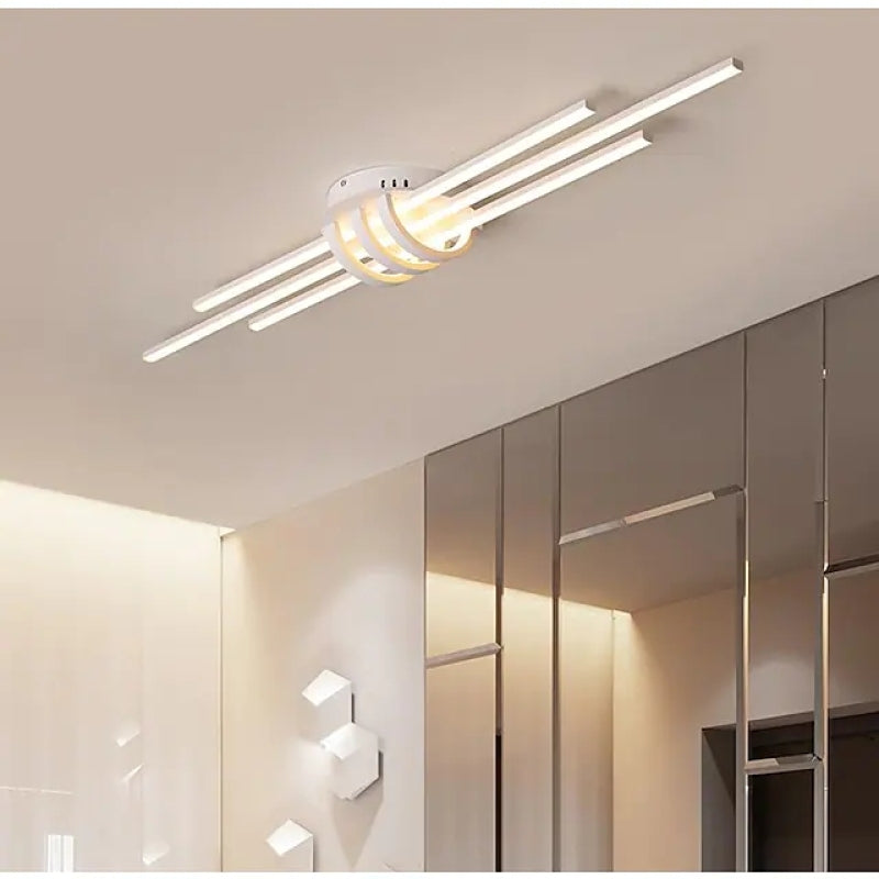 Kurosam Modern LED Ceiling Light Black/White Living Room