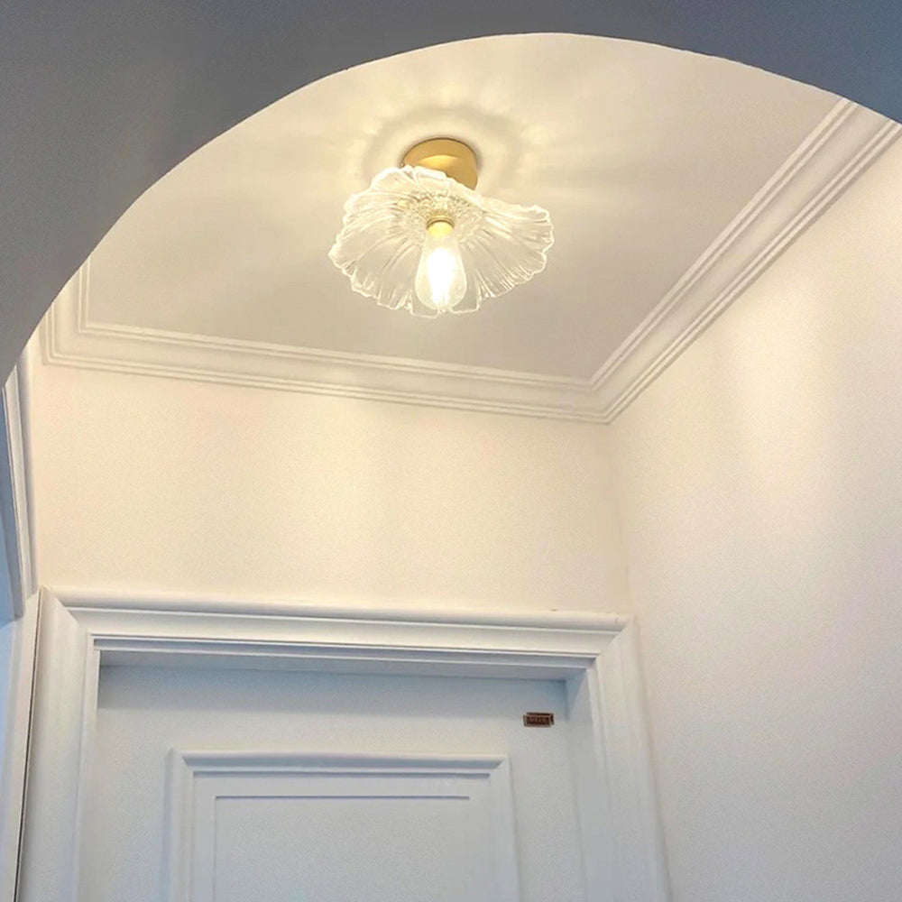 Lavor Flower Glass Ceiling/Pendant Light-Relic Pieces