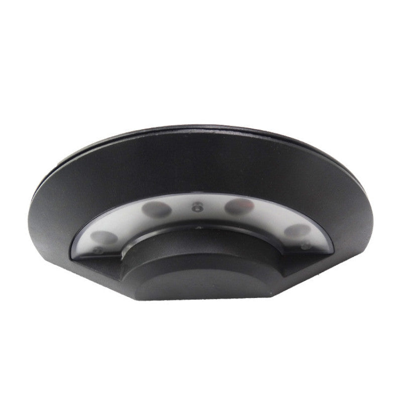 Kineped Wall Lamp Flying Saucer, Metal LED, Black, Outdoor