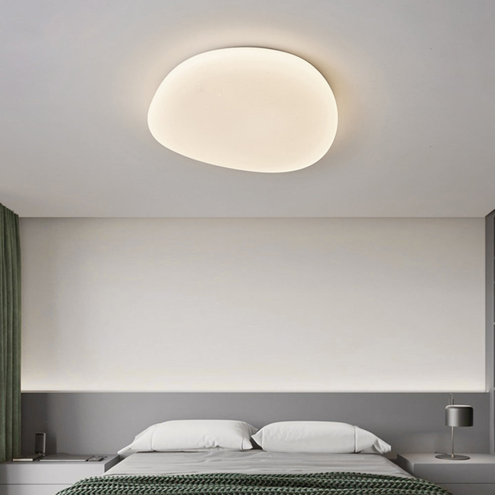 Raviq Flush Mount Ceiling Light, Pebbles Shape-Relic Pieces