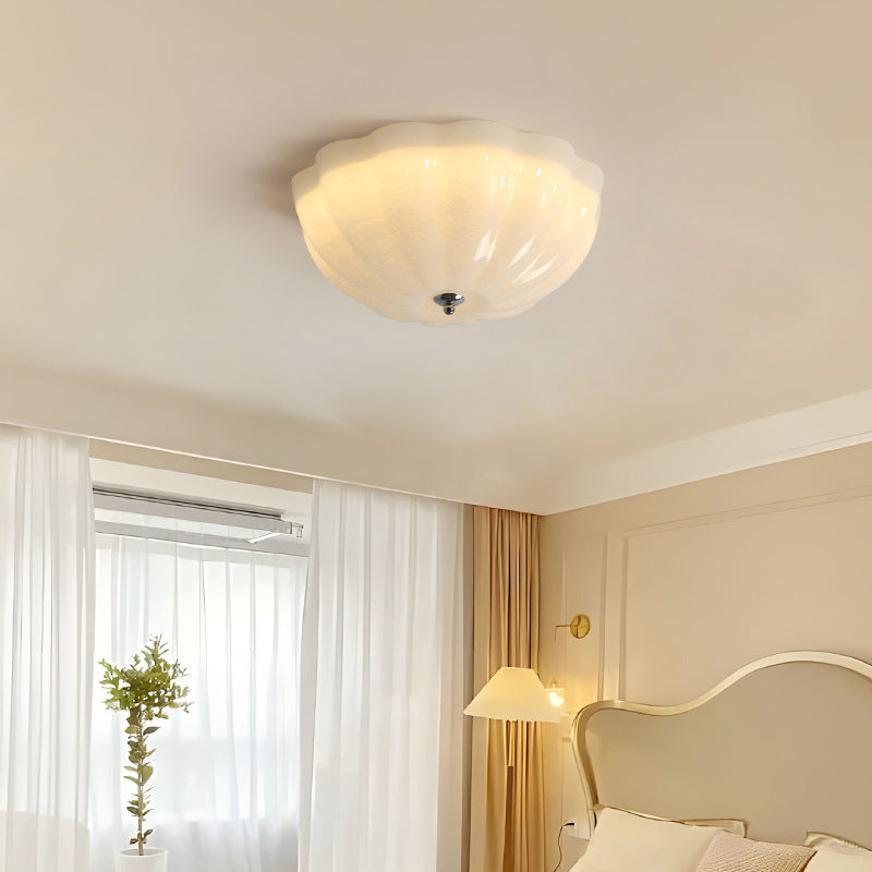 Bosobed Modern Cute Design LED Flush Mount Ceiling Light White Bedroom