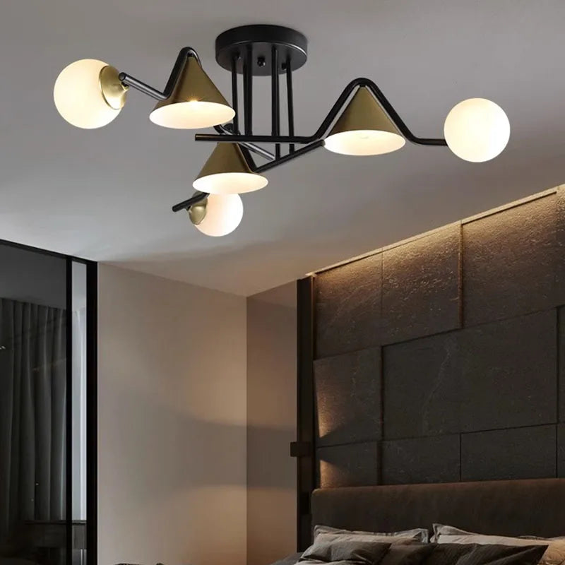 Pekulus Design LED Flush Mount Ceiling Light Bedroom/Living Room