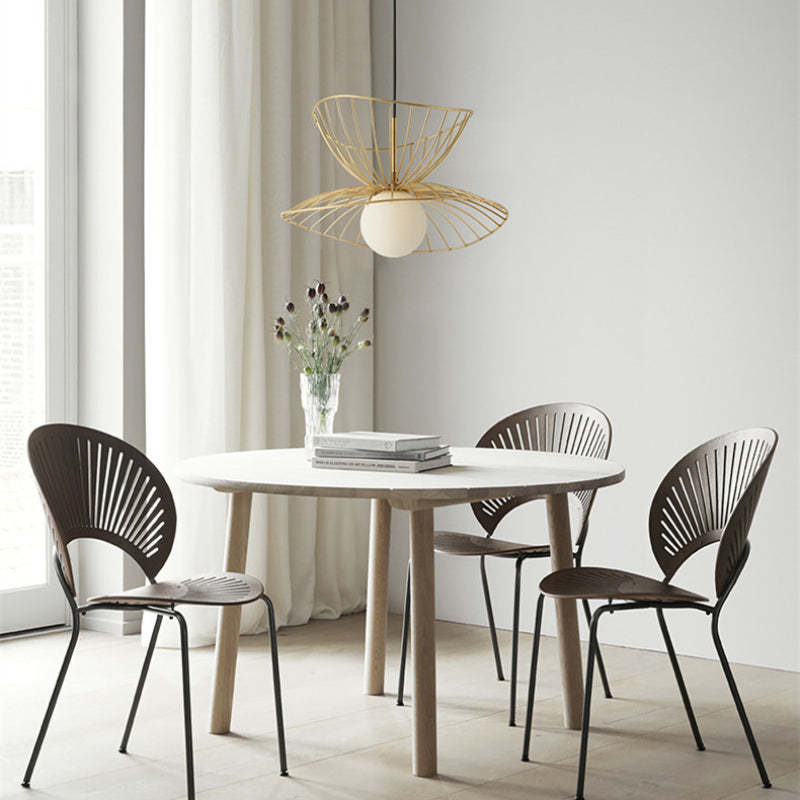 Zusanit Pendant Light Modern, Metal, Gold/Black, Kitchen Island