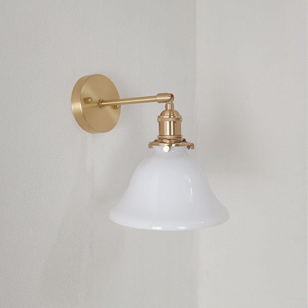 Lotuner Vintage Foldable Wall Lamp, Green/White