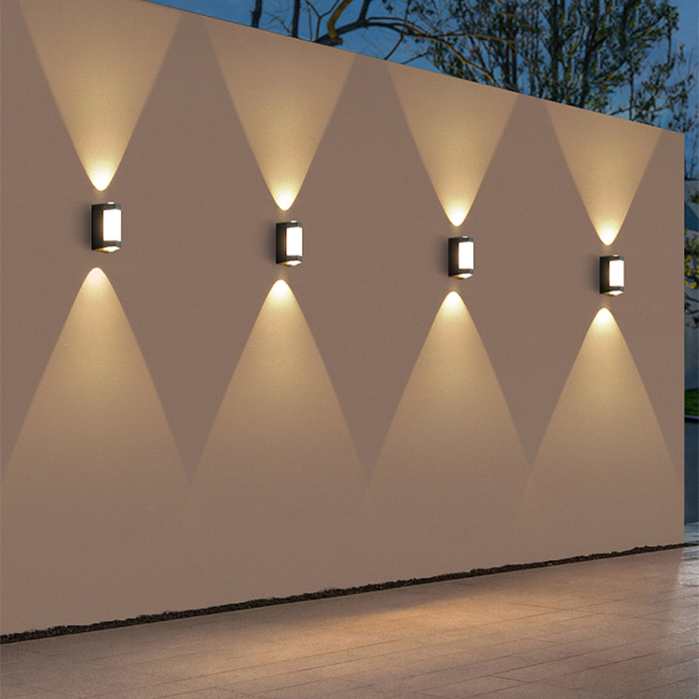 Alvoren Wall Lamp Nordic Up Down Outdoor White/Black-Relic Pieces