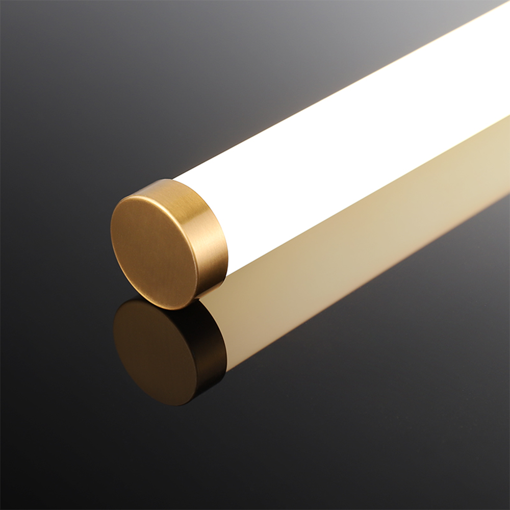 Retiser Modern Linear Cooper White Mirror Front Wall Lamp