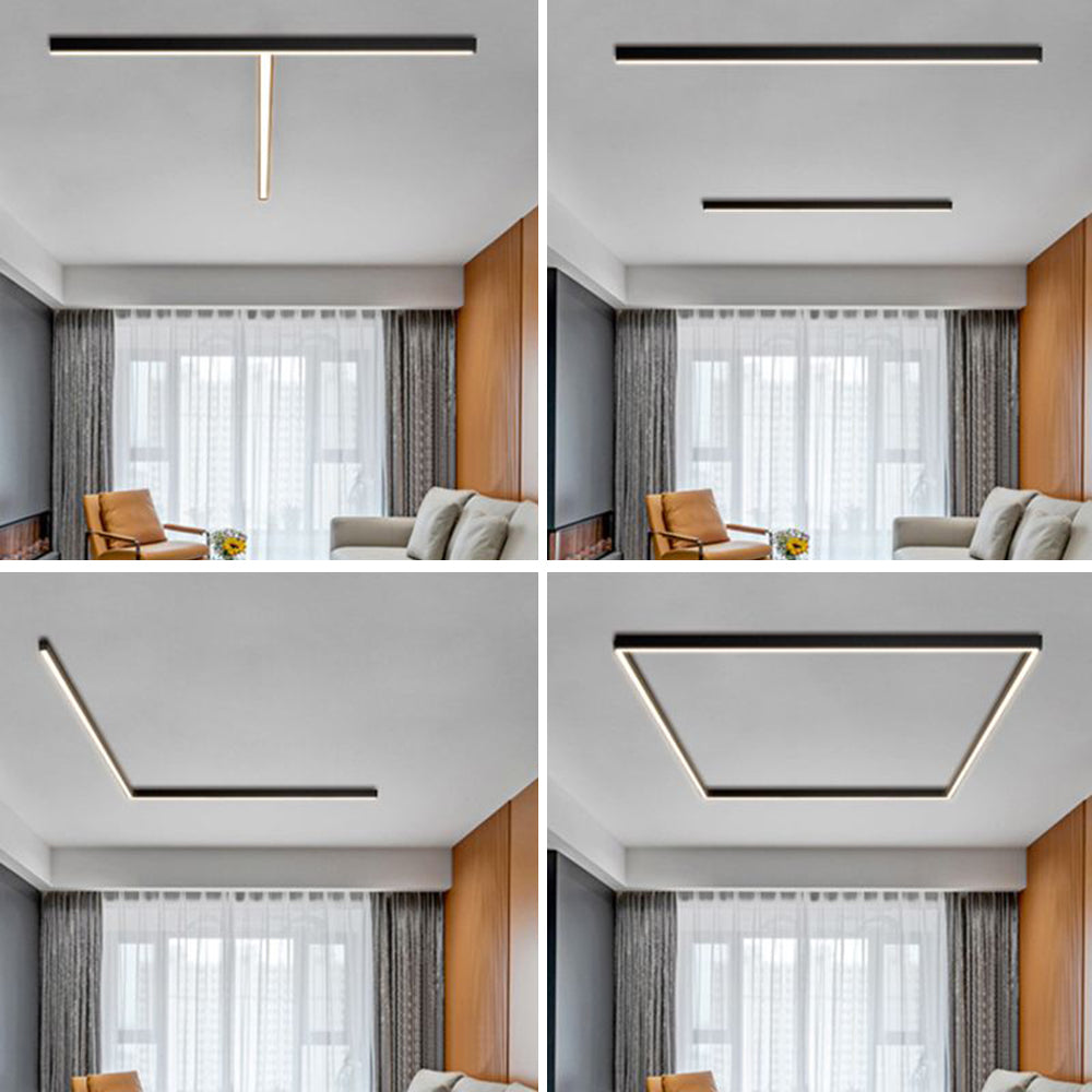 Velmio Ceiling Light/Wall Light Linear Black-Relic Pieces