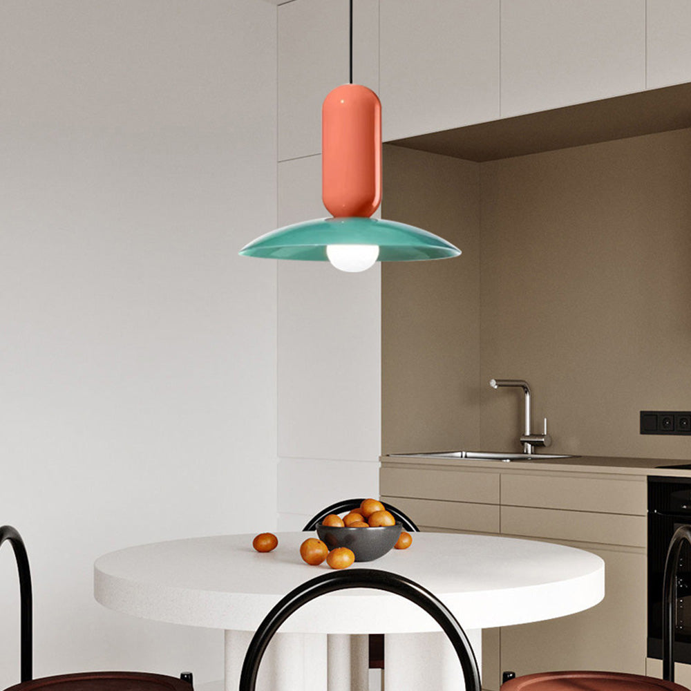 Ledusel Nordic Creative Colorful Pendant Light, Metal