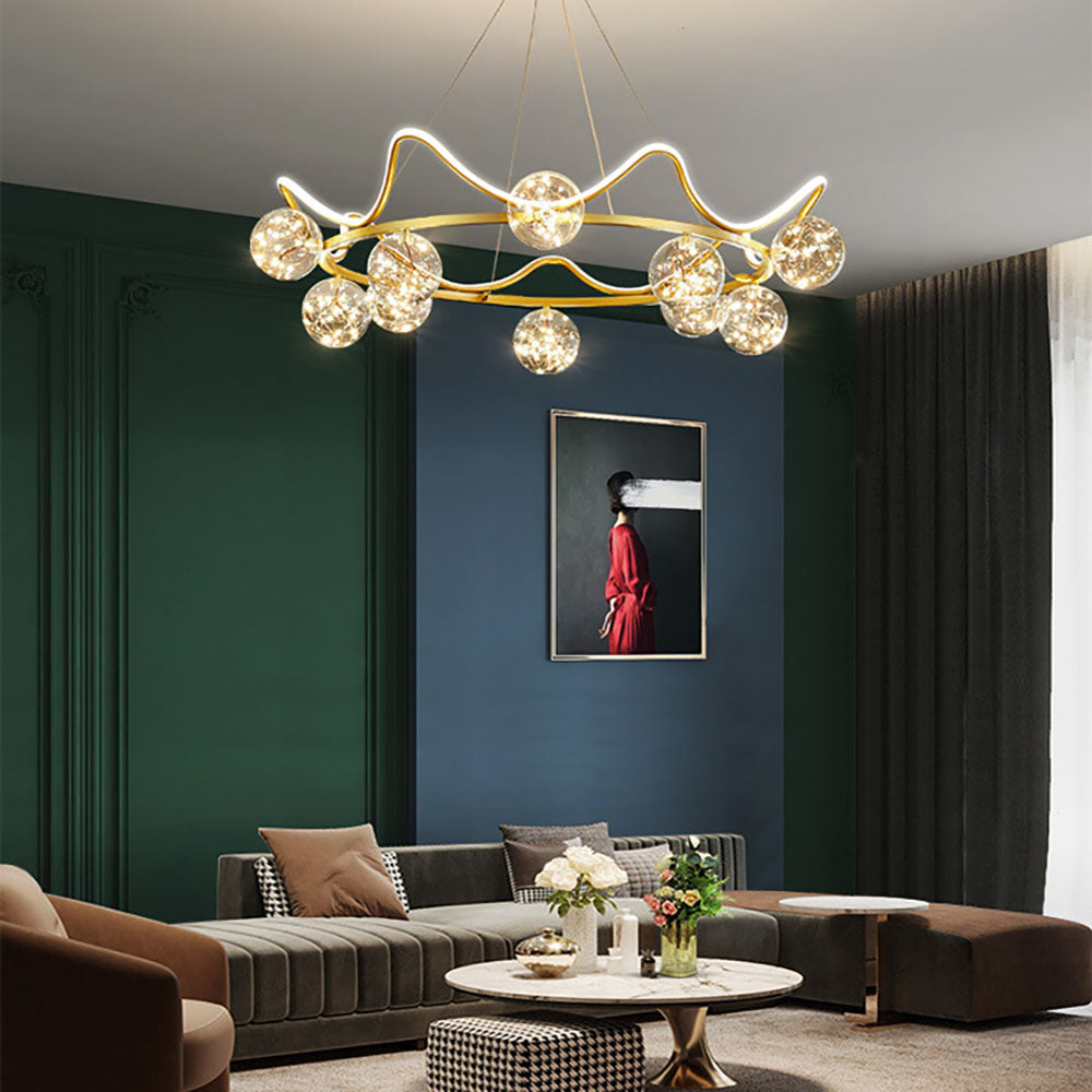 Nomamuk Nordic Creative Star Pendant Light Metal Living Room/Restaurant