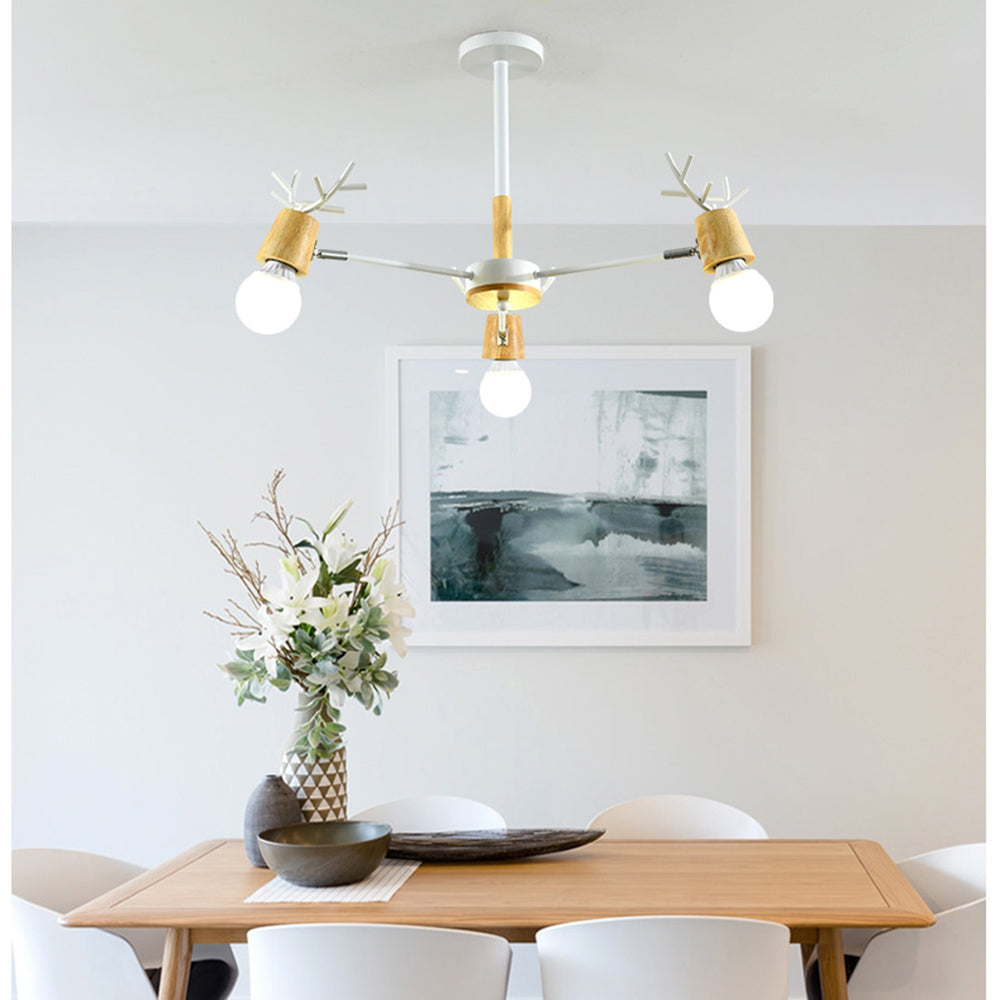 Netinik Deer Pendant Light, 7 Colour, 4 Style