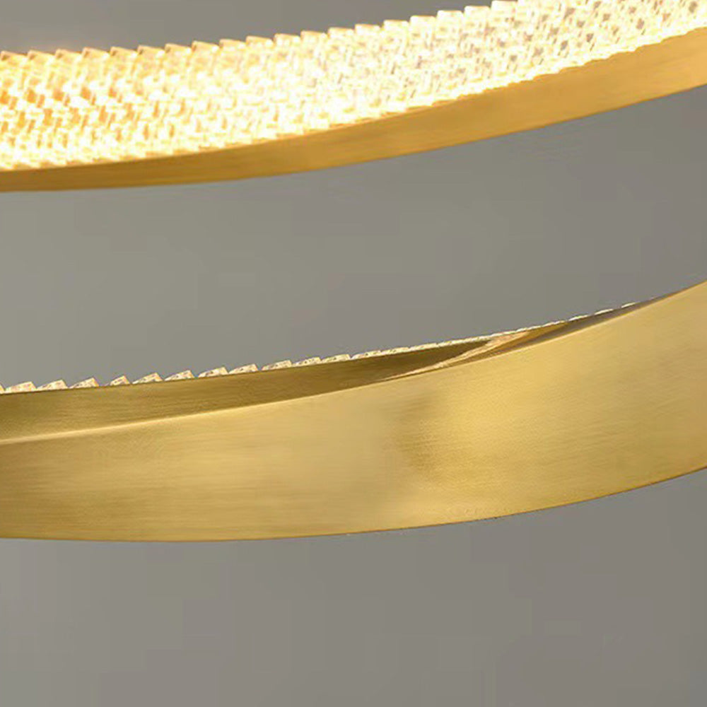 Cilavul Pendant Light, Aluminium & Arcylic, 1/2 Rings, 2 Color
