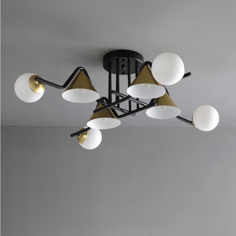 Pekulus Design LED Flush Mount Ceiling Light Bedroom/Living Room