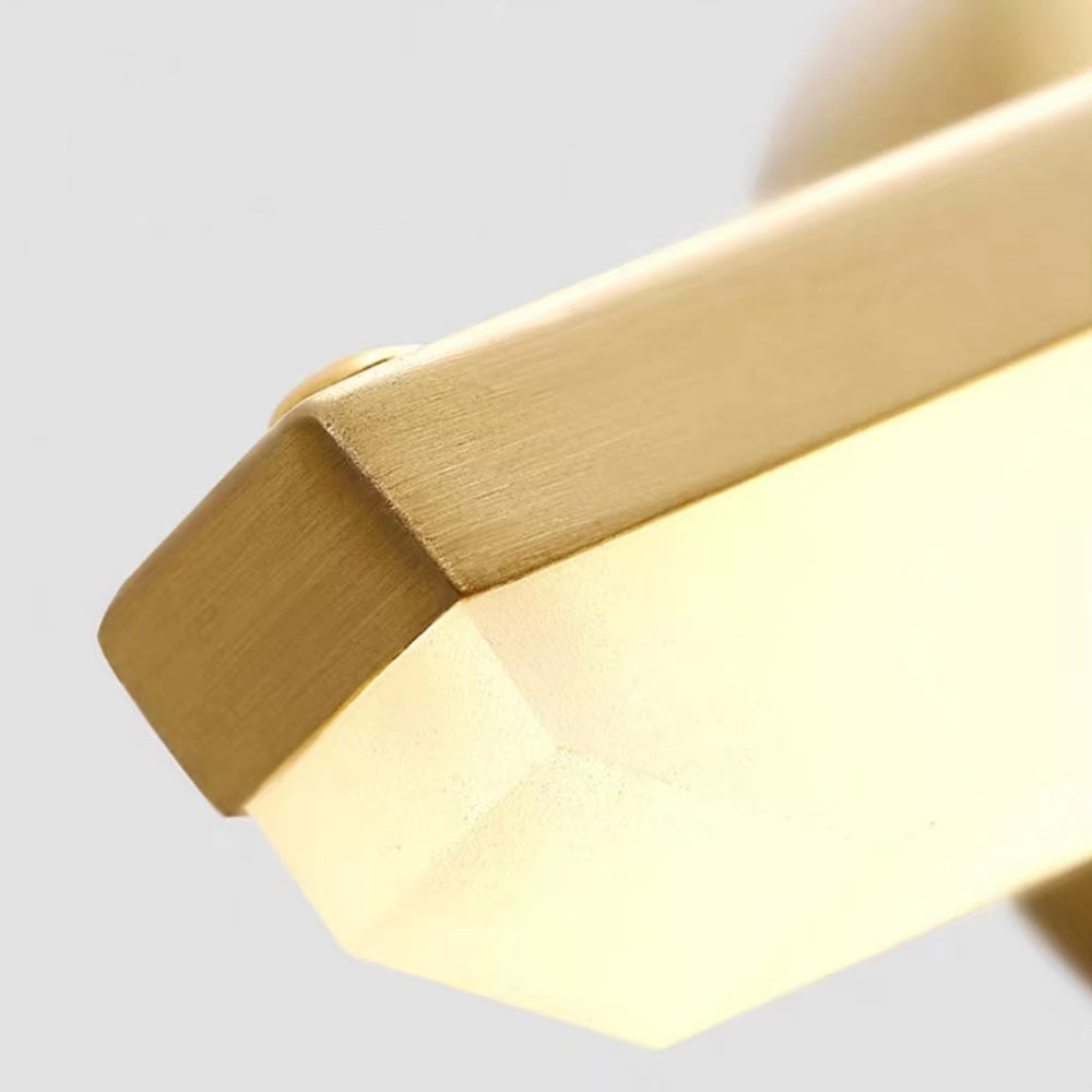 Rugidis Retro Linear Metal/ Wall Lamp, Brass