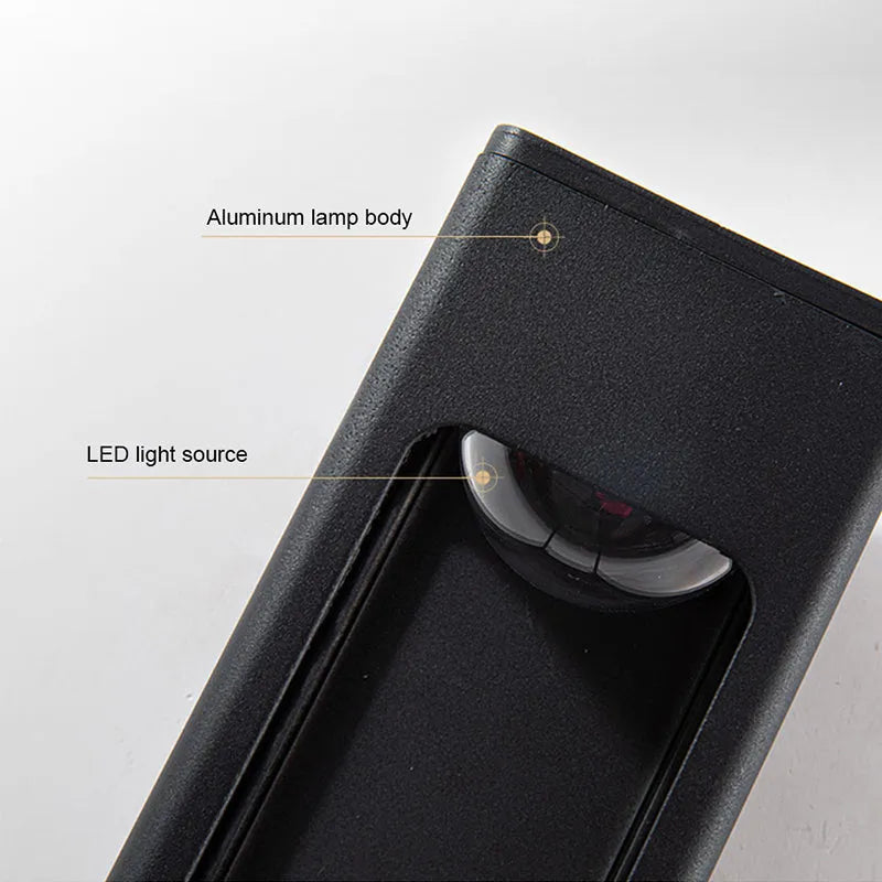 Teniq Modern Waterproof Minimalist Geometric Outdoor Wall Light-Relic Pieces