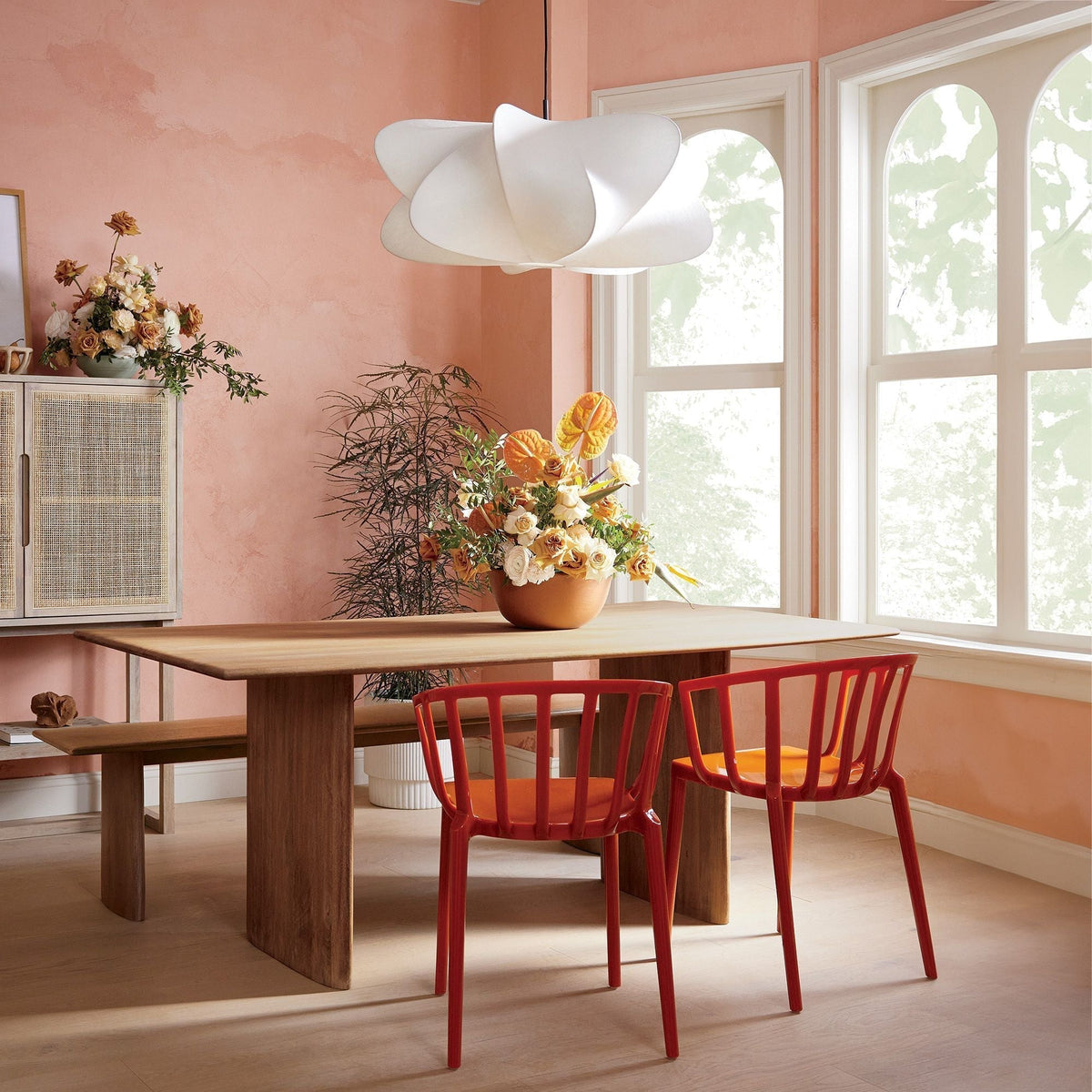 Luxe Silk Contemporary Pendant Light