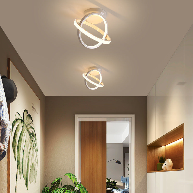 Dolakit Modern Globe Ceiling Lamp LED Corridor Decorative Lamp