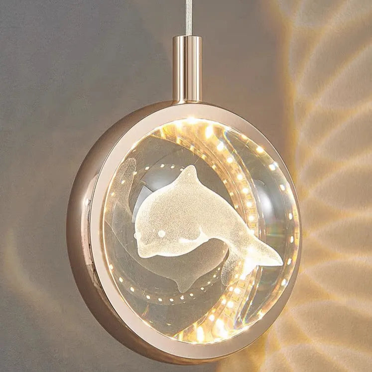 Jutisid Morden Spherical Metal Pendant Light, Gold