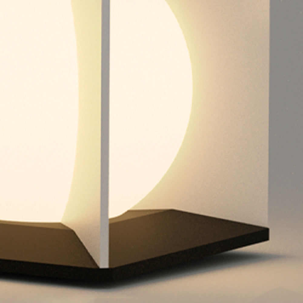 Sonotak Modern Moon Outdoor Pier-Mount Pillar Light