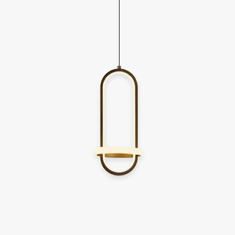 Bikelut Modern Minimalist LED Ring Pendant Light Bedsides