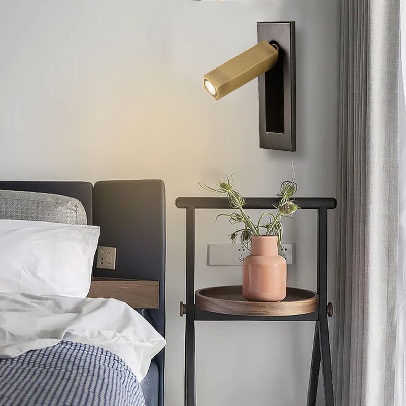 Noriel Wall Lamp Modern Rotatable Bedside Cylindrical-Relic Pieces