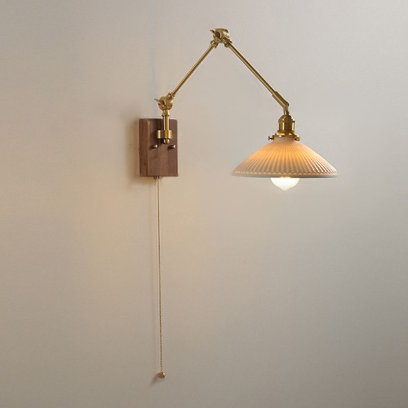 Jolipel Wall Lamp Modern, Folding Adjustable Metal, Study Room
