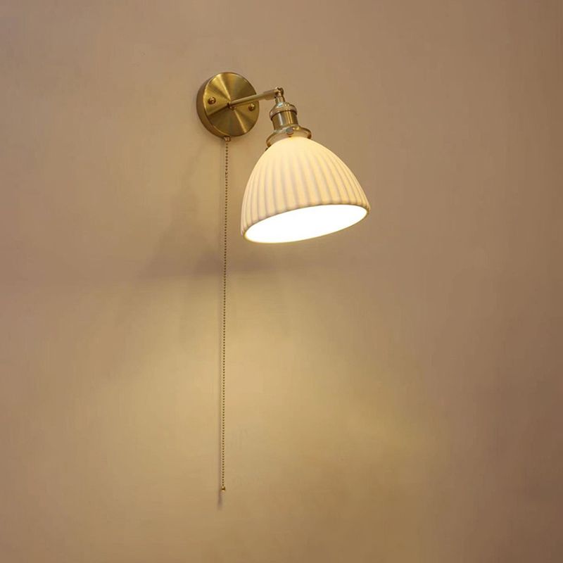 Funoked wrinkles Nordic Modern Dresser Wall Lamp
