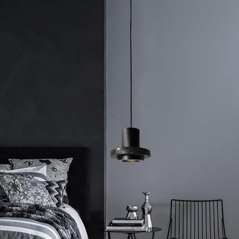 Nadamin Black Designer Post-Modern Pendant Light