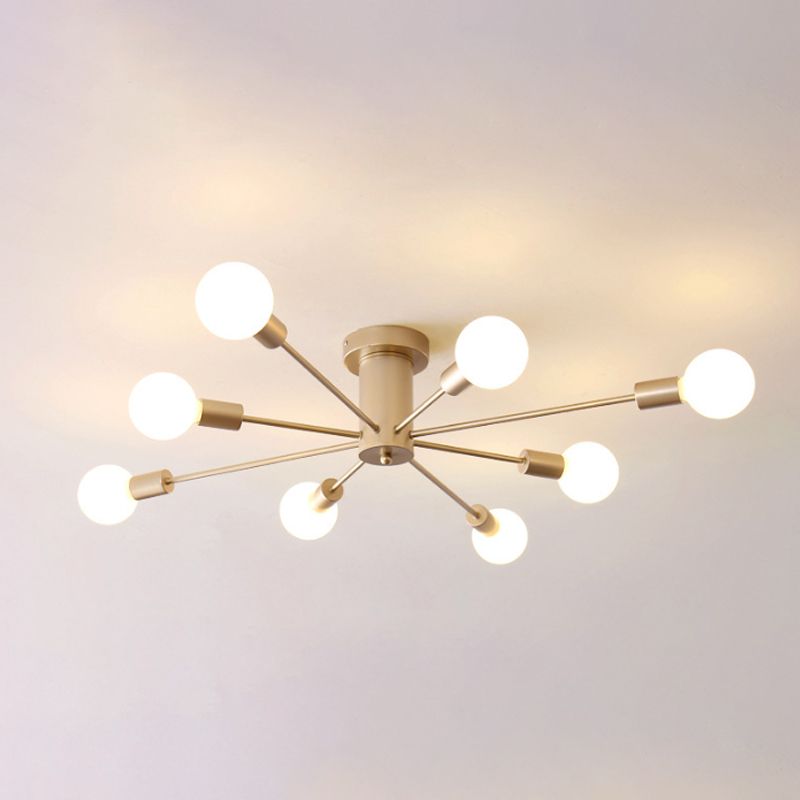 Dosutori Modern Globe Bubble Flush Mount Ceiling Light