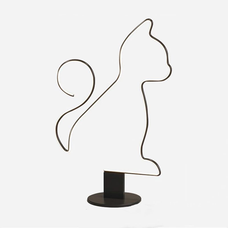 Cubugot Modern Cat/Dog Linear Metal Floor Lamp