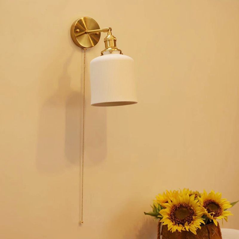Funoked wrinkles Nordic Modern Dresser Wall Lamp