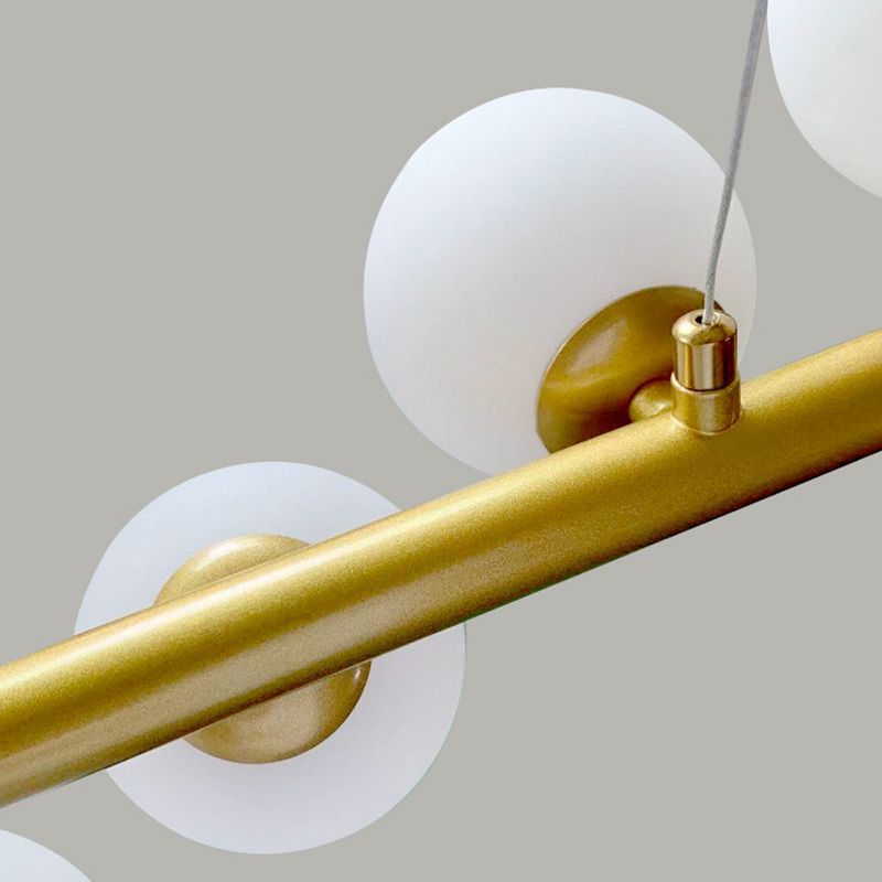 Geterin Nordic Linear LED Pendant Light, 7/9/11 Heads