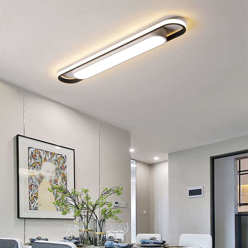 Fotipas Modern Dou-Layer Flush Mount LED Ceiling Light