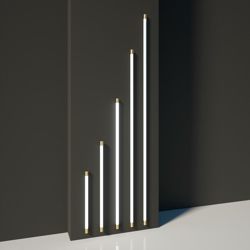 Fepupad Modern Gold Mirror Front Vanity Wall Lamp, Metal/