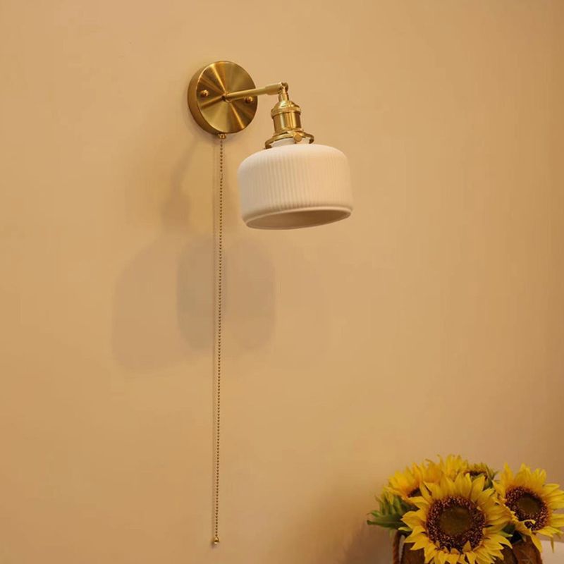 Funoked wrinkles Nordic Modern Dresser Wall Lamp