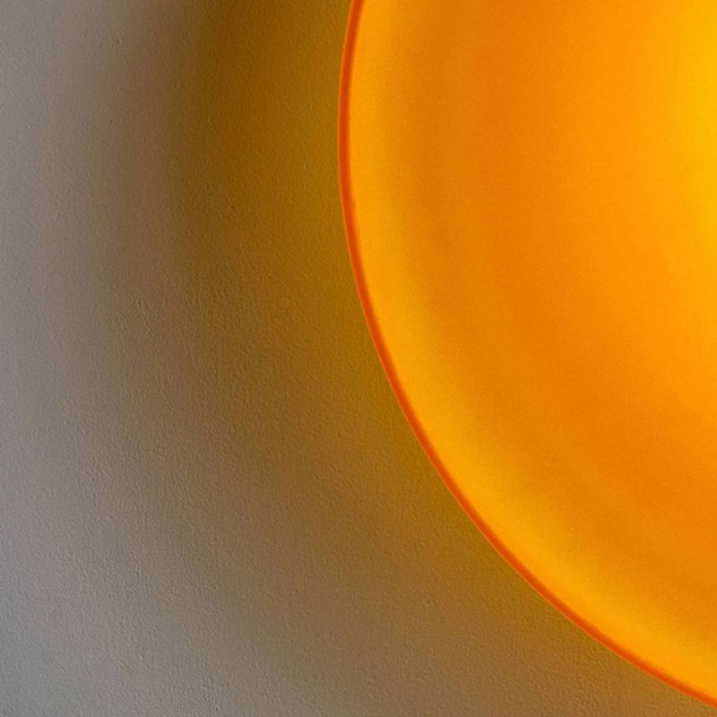 Solven Ceiling Light Drum-Shaped Glass-Relic Pieces