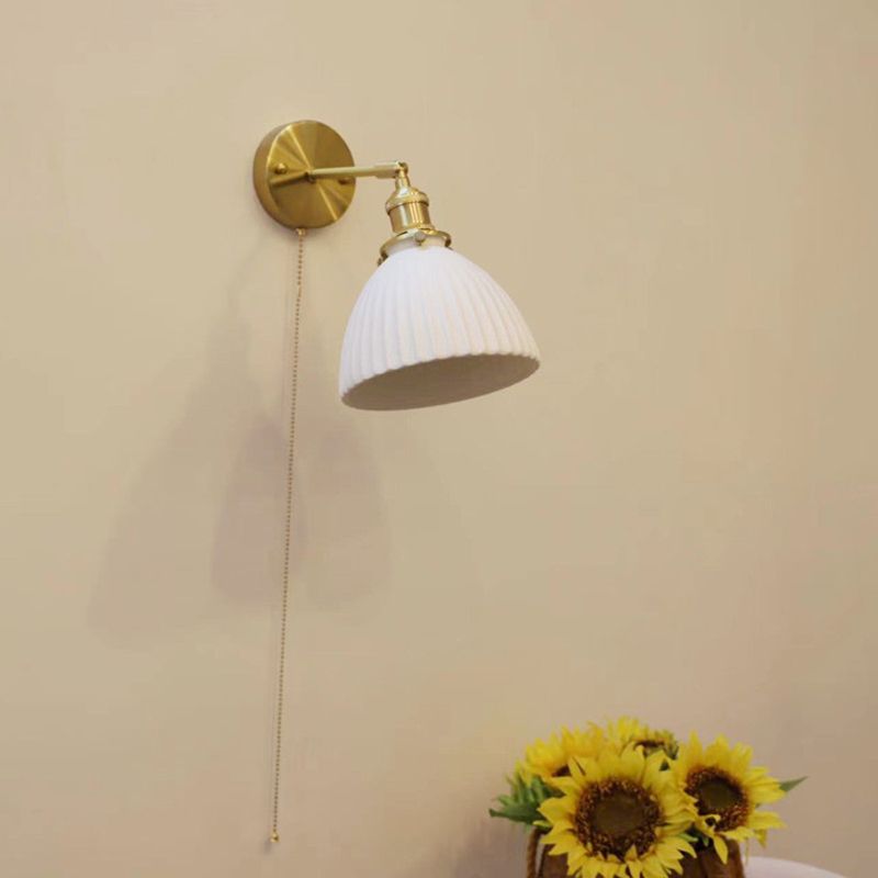 Funoked wrinkles Nordic Modern Dresser Wall Lamp