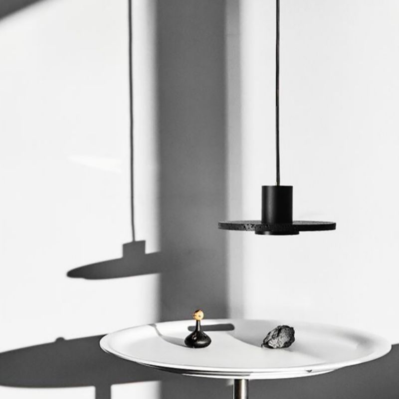 Nadamin Black Designer Post-Modern Pendant Light