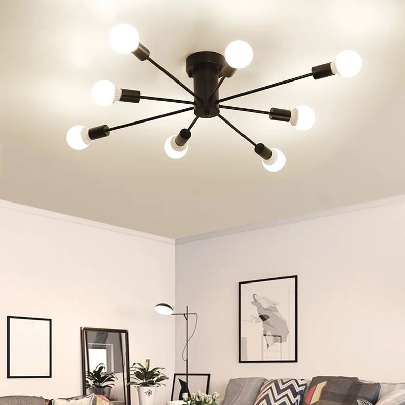 Dosutori Modern Globe Bubble Flush Mount Ceiling Light