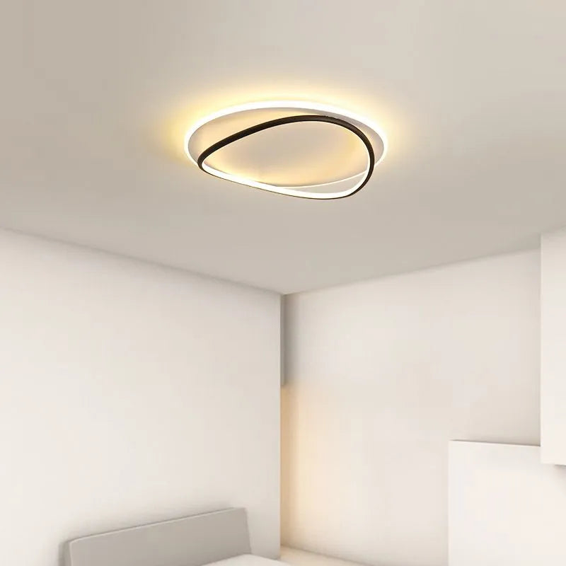 Tavogot Minimalist Ring Modernom Flush Mount Ceiling Light