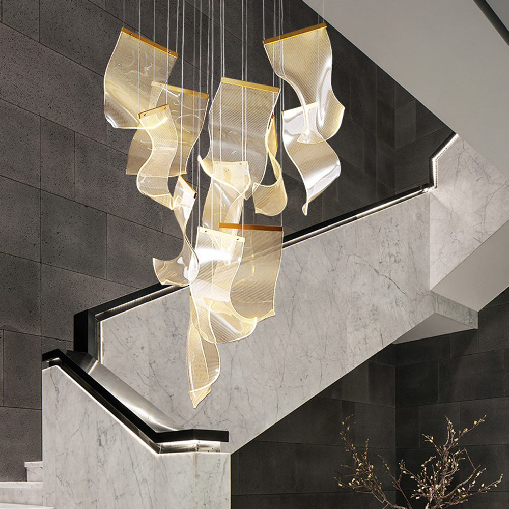 Melibami Luxury Artistic Chandelier, Gold