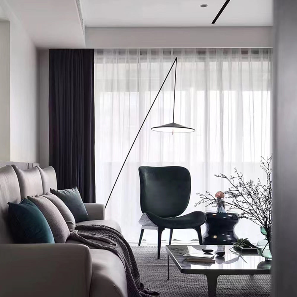 Rakodir Frisbee Fishing Rod Floor Lamp, Living Room