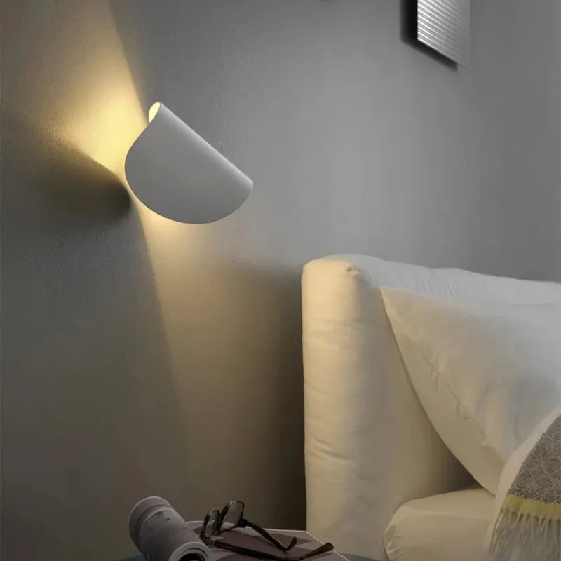 Kio LED Wall Reading Lamp 360° Rotatable, Bedside & Living Room-Relic Pieces
