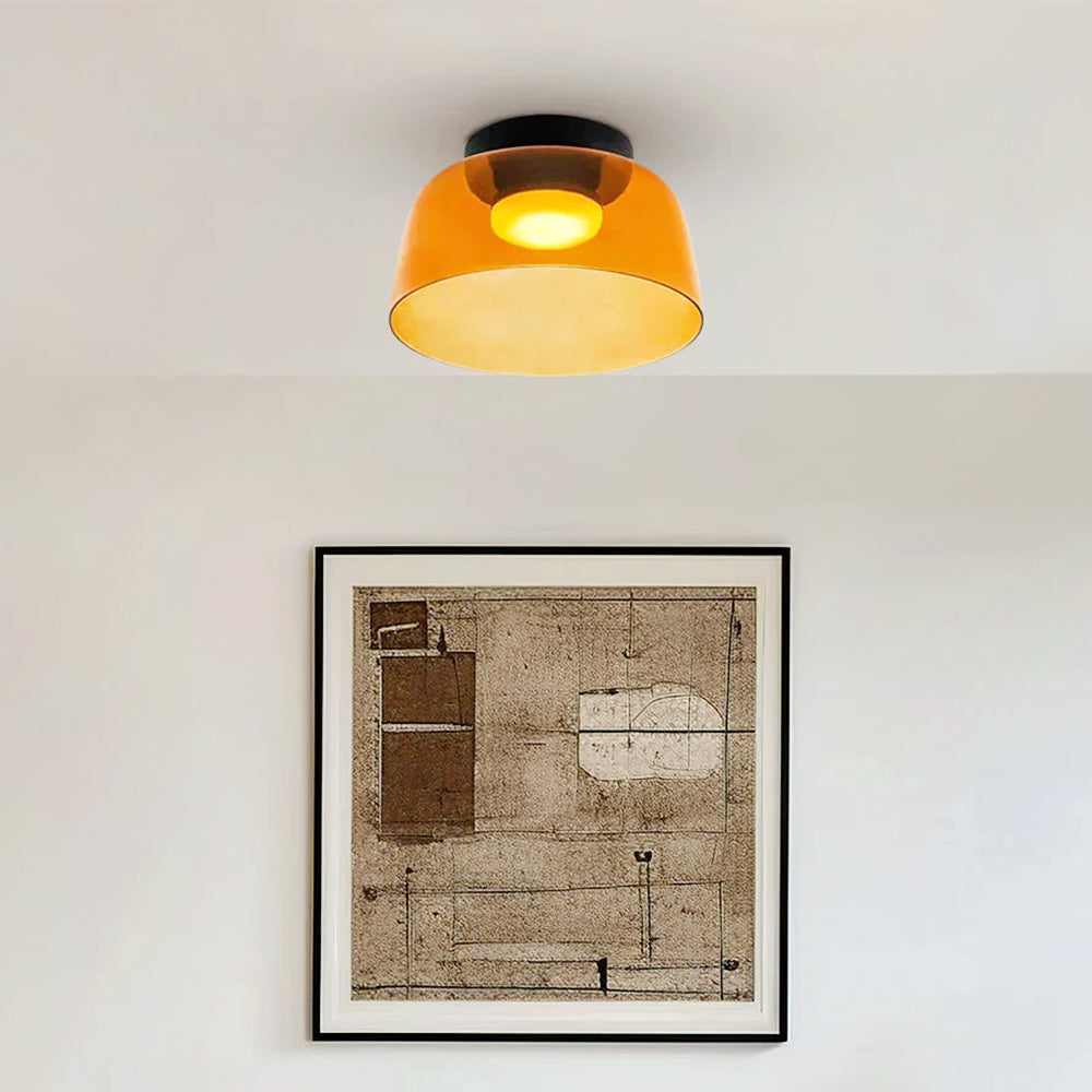 Rugogalu Modern Simple Creative Glass Flush Mount Ceiling Light