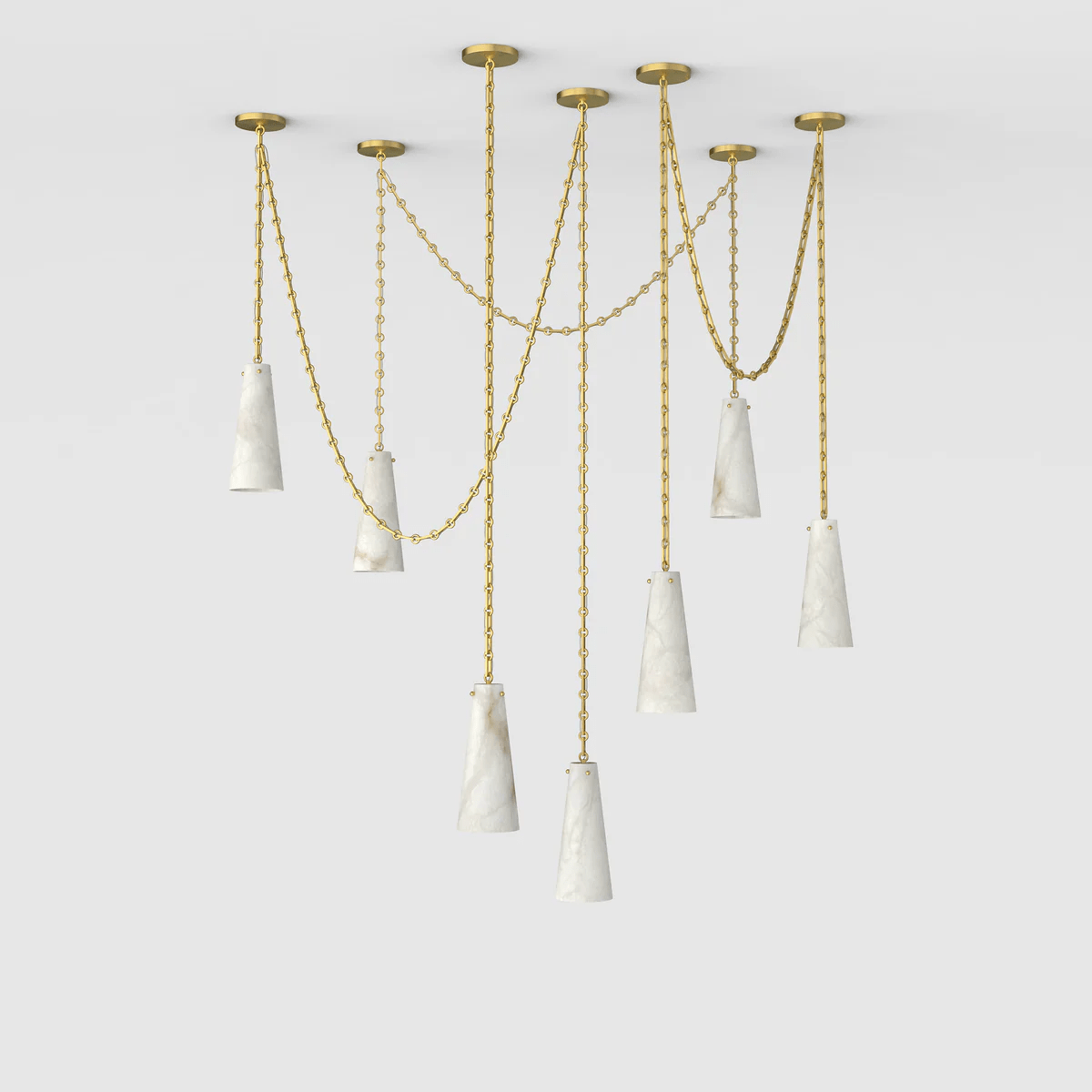 Nivivissa Alabaster Chandelier